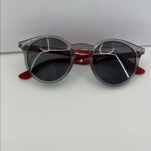 Ray-Ban Jr. RJ9064S Children’s Gray & Red Sunglasses- FRAMES ONLY
